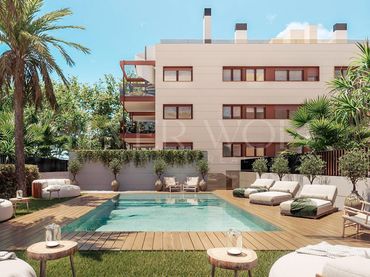 Pis amb piscina en venda a Avinguda 308