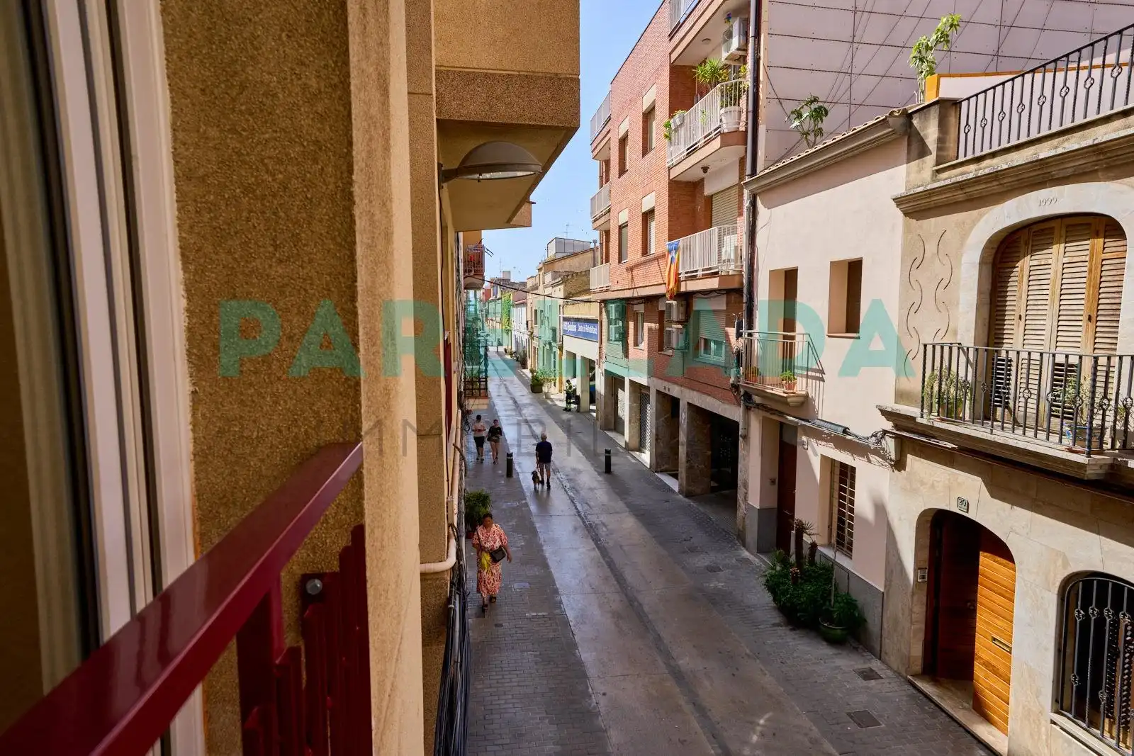 Exterior view of Flat for sale in Badalona  with Air Conditioner, Heating and Parquet flooring