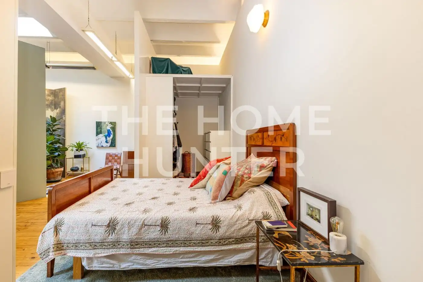 Schlafzimmer von Loft zum Verkauf in Barcelona mit Klimaanlage, Heizung und Möbliert