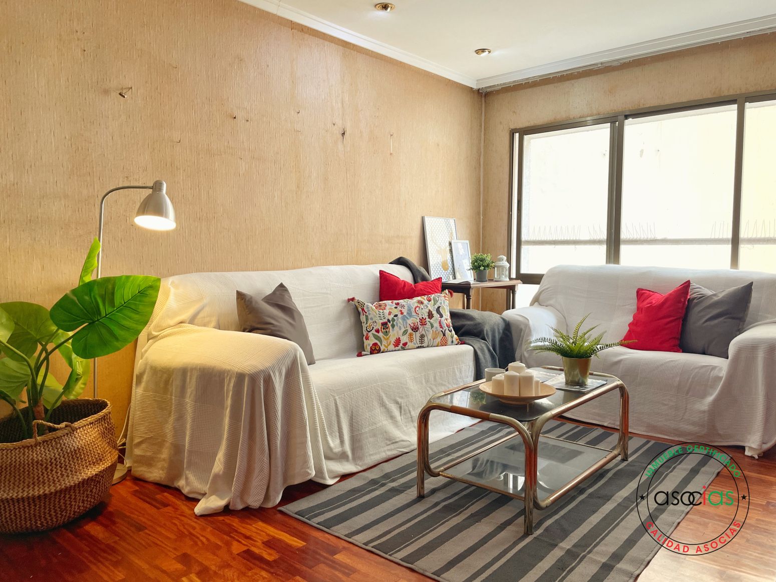 Living room of Flat for sale in Gijón   with Parquet flooring
