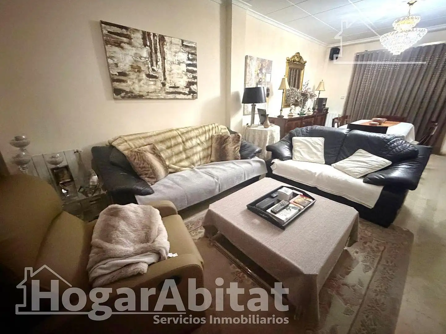 Sala de estar de Casa o chalet en venta en Massanassa con Aire acondicionado, Terraza y Trastero