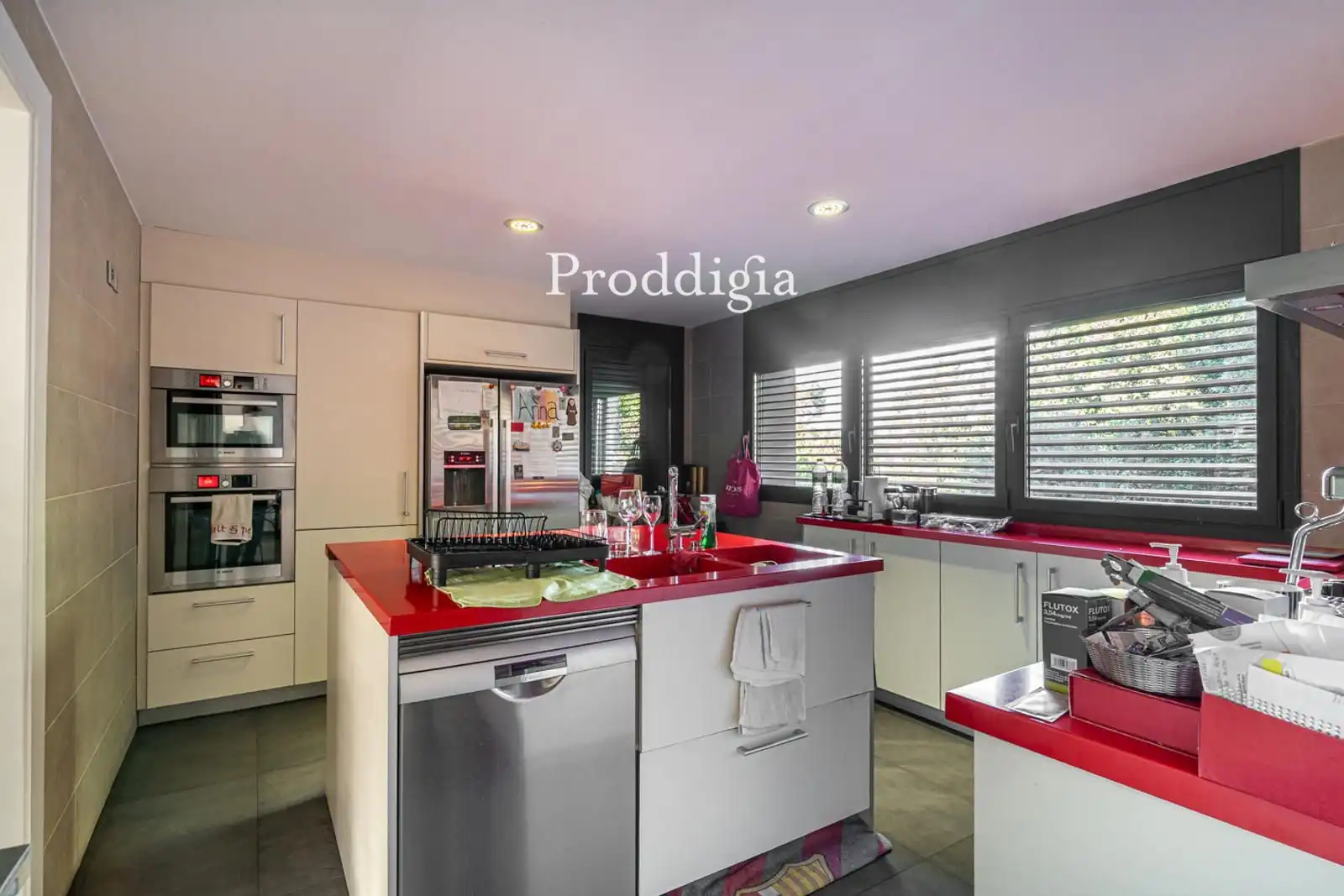 Kitchen of Houses for sale in Sant Cugat del Vallès  with Air Conditioner, Heating and Terrace