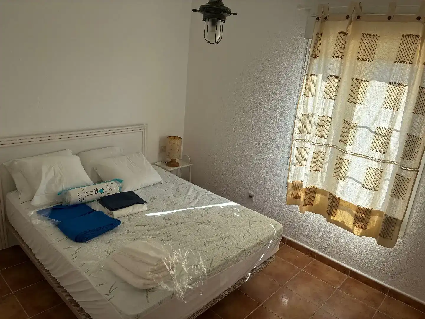 Bedroom of Flat for rent in Ayamonte  with Air Conditioner, Private garden and Parquet flooring