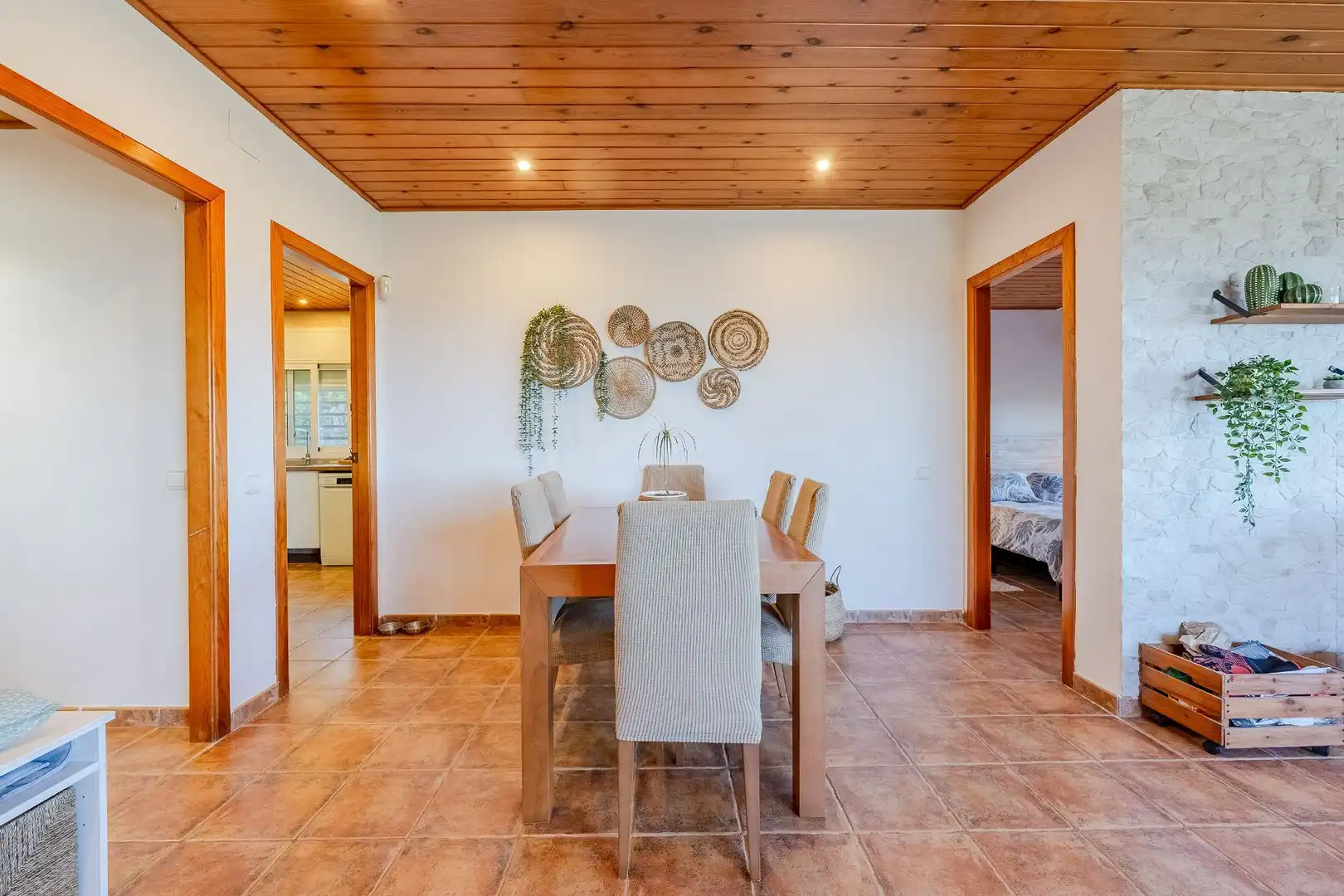 Dining room of Houses for sale in Sant Cebrià de Vallalta  with Heating, Private garden and Storage room
