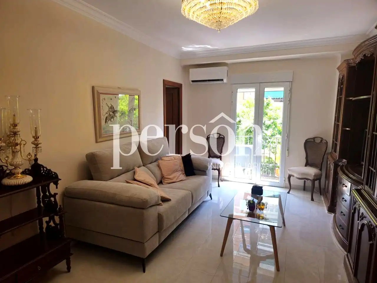 Sala de estar de Piso de alquiler en Valencia con Aire acondicionado y Amueblado