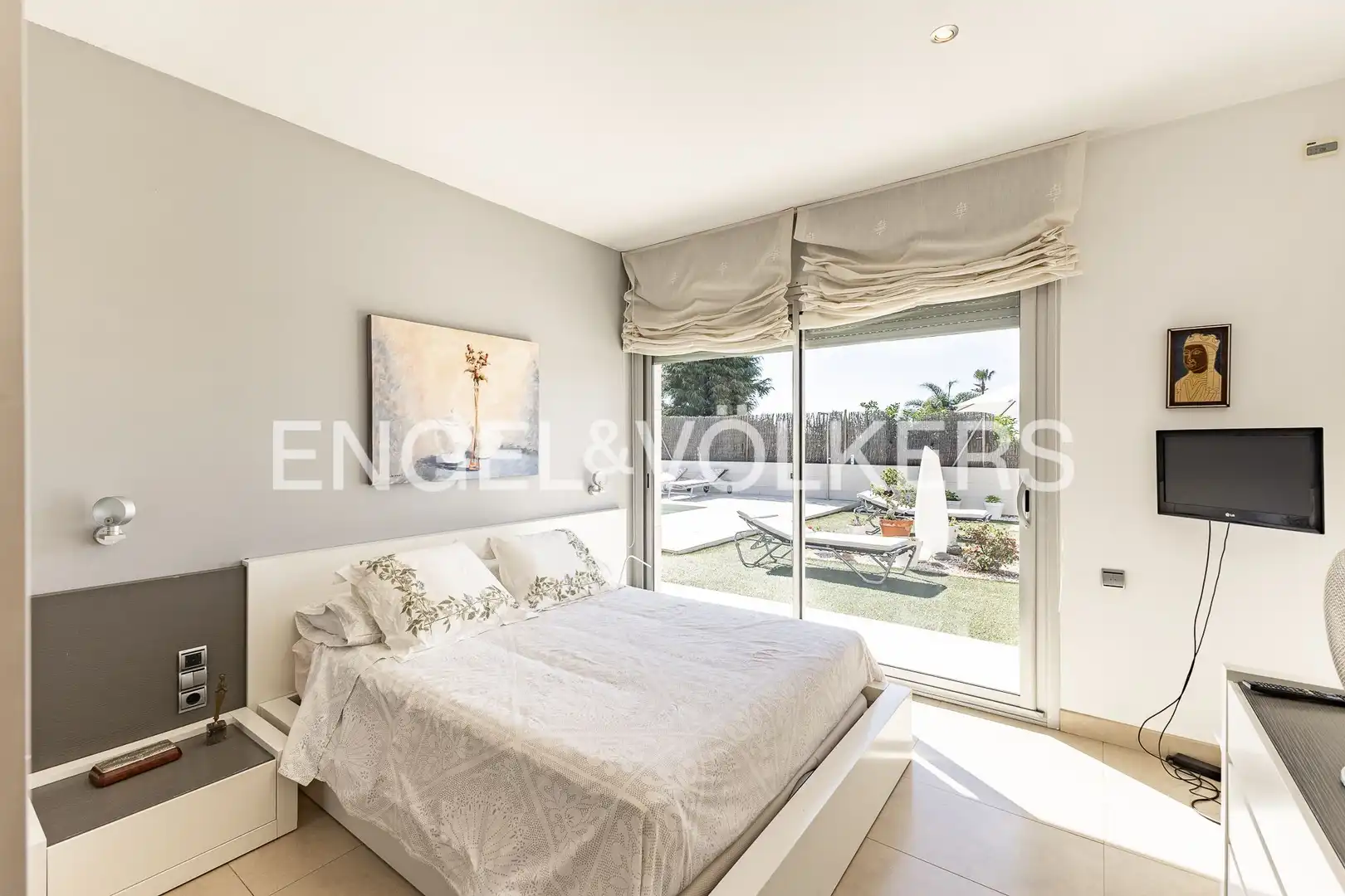 Bedroom of Houses for rent in Cabrera de Mar  with Air Conditioner, Heating and Parquet flooring