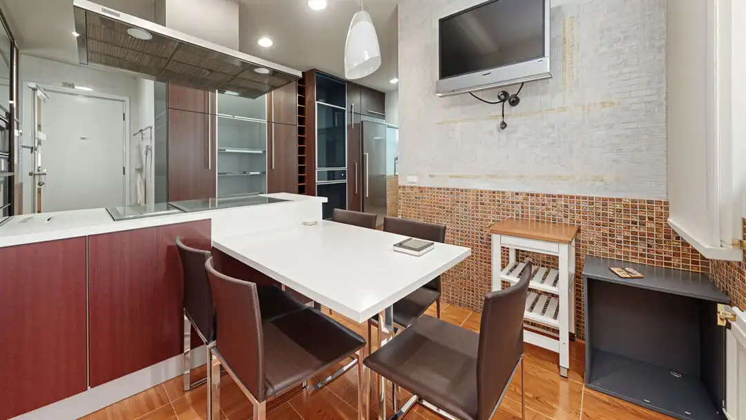 Küche von Wohnung zur Miete in Majadahonda mit Klimaanlage, Heizung und Privatgarten