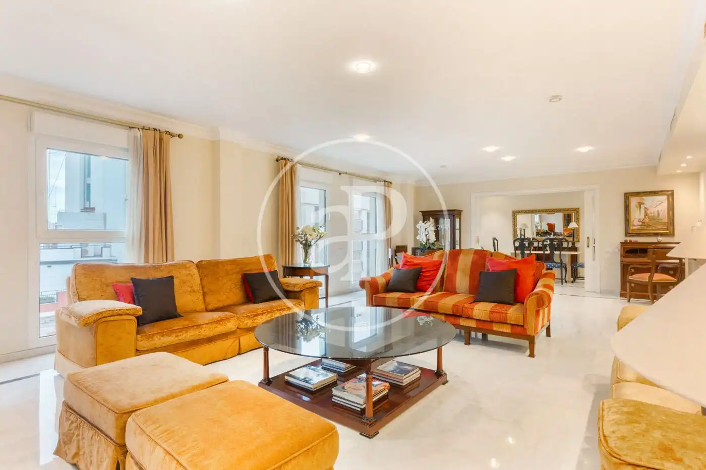Living room of Flat for rent in Valencia  with Air Conditioner, Heating and Storage room