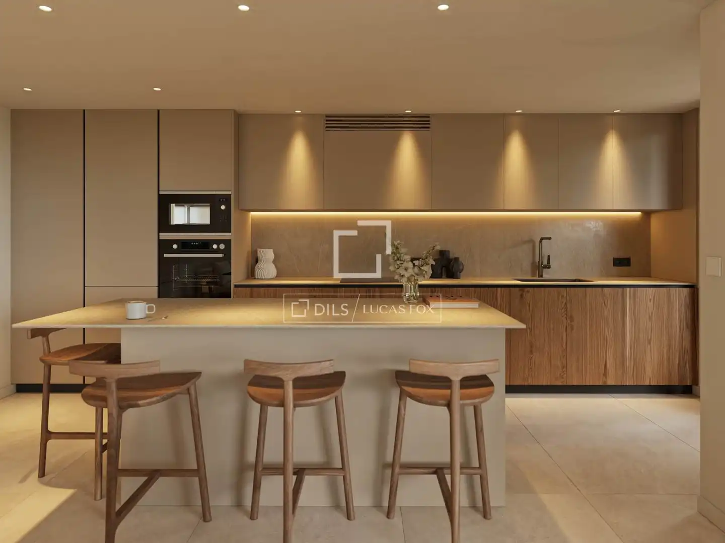 Kitchen of Flat for sale in Benicasim / Benicàssim  with Air Conditioner, Private garden and Terrace