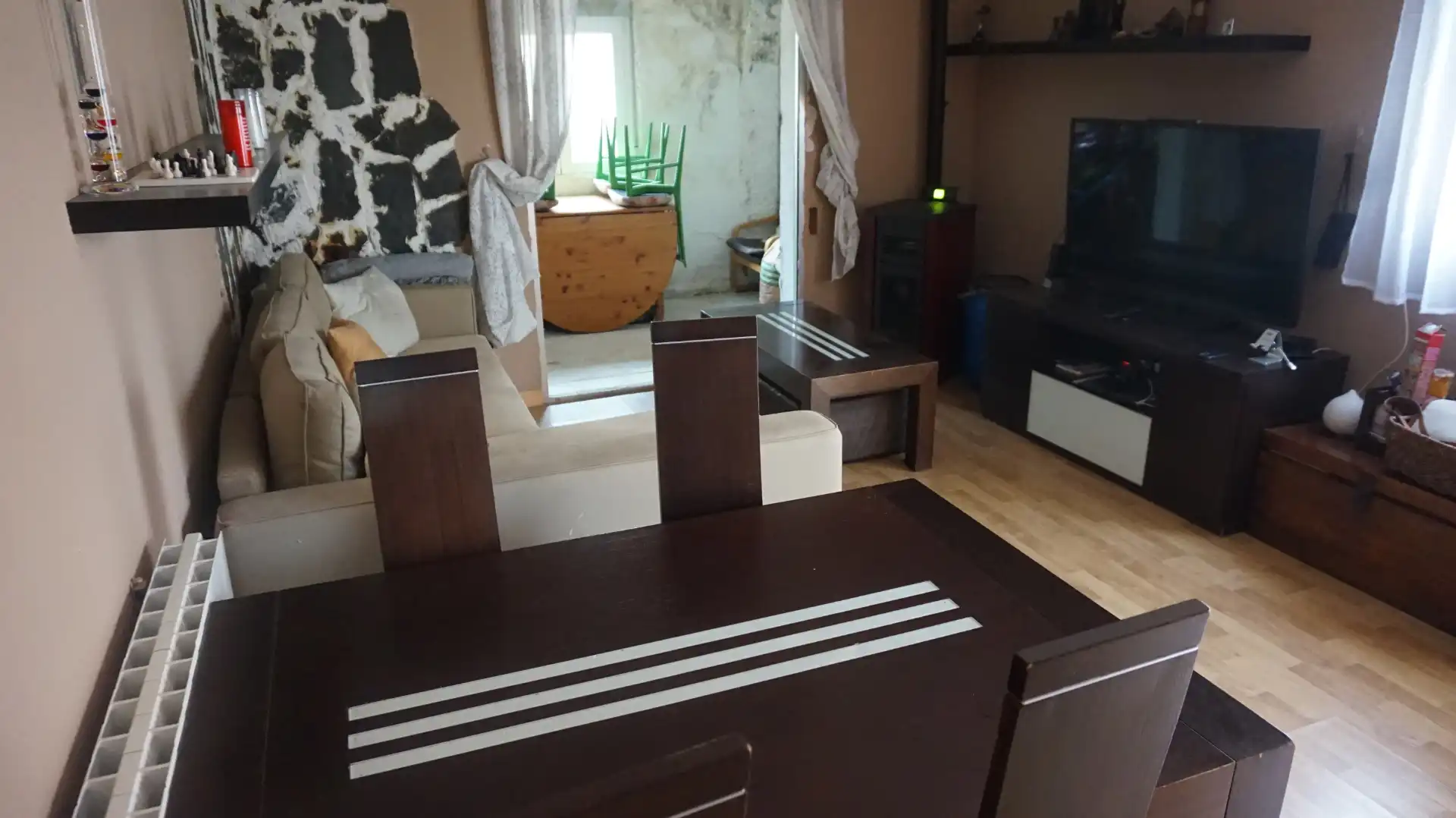 Living room of Houses for sale in Trijueque  with Heating, Private garden and Swimming Pool