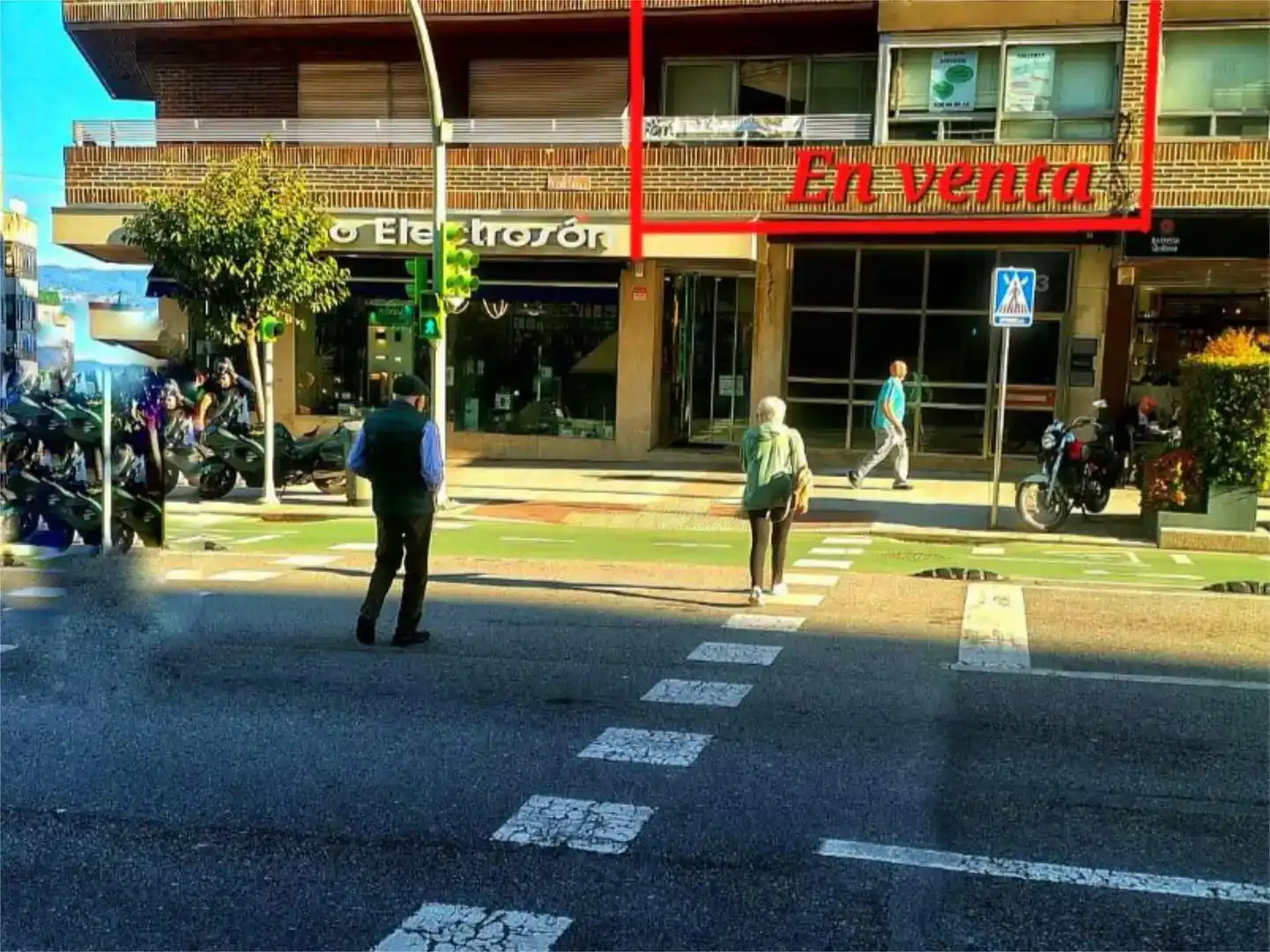 Vista exterior de Oficina en venda en Vigo 