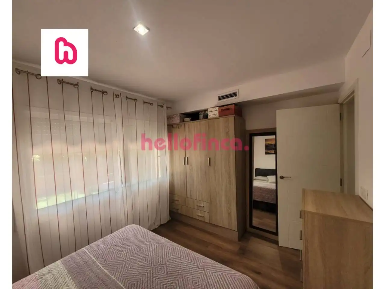 Bedroom of Flat for sale in Vilanova i la Geltrú  with Air Conditioner, Heating and Private garden