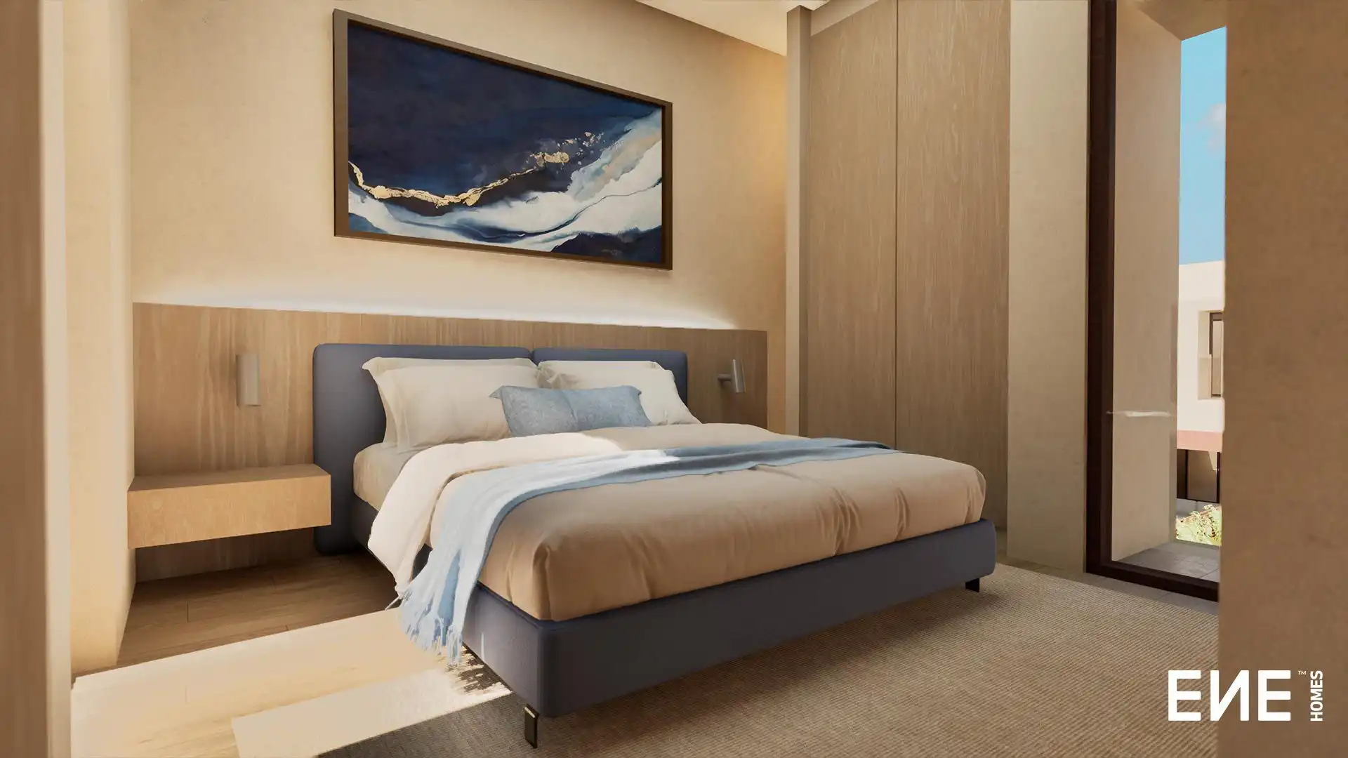 Habitación de Casa adosada en venta en Mutxamel con Aire acondicionado, Calefacción y Jardín privado