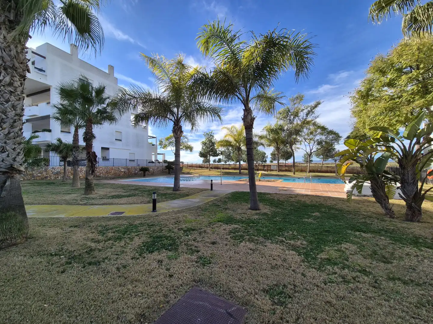 Piscina de Apartamento en venta en Alhama de Murcia con Aire acondicionado, Amueblado y Piscina comunitaria