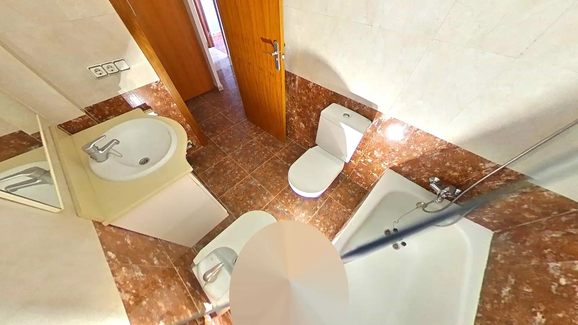 Badezimmer von Wohnung zum Verkauf in Vilafranca del Penedès mit Heizung, Terrasse und Abstellraum