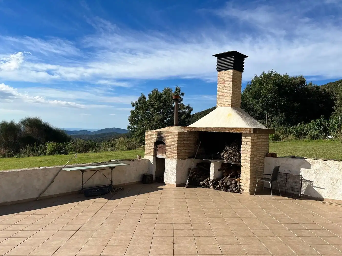 Terraza de Finca rústica en venta en La Vajol con Jardín privado y Terraza