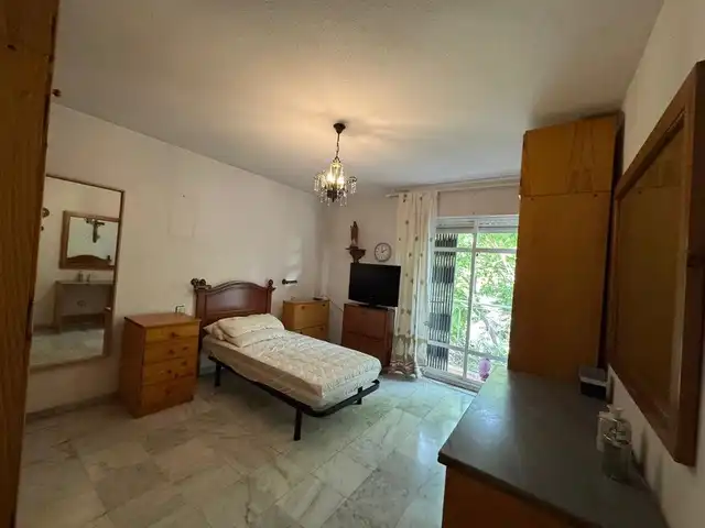 Bedroom of Flat for sale in Málaga