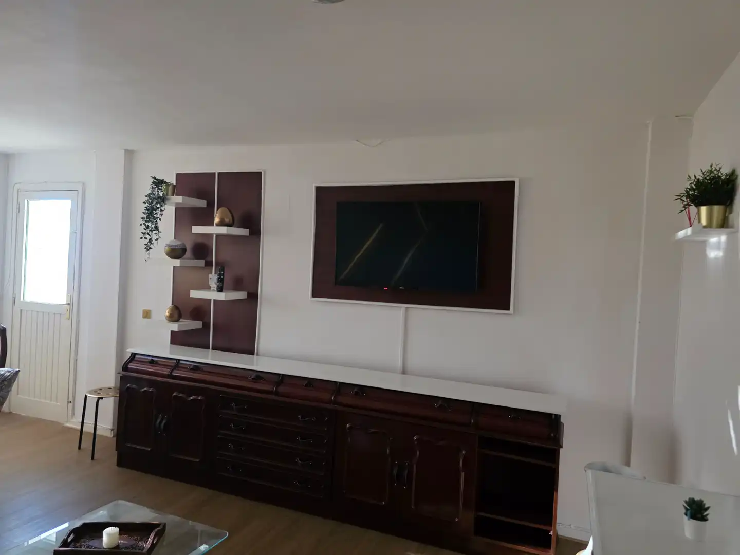 Sala d'estar de Pis de lloguer en Santa Cruz de Tenerife amb Parquet, Terrassa i Traster