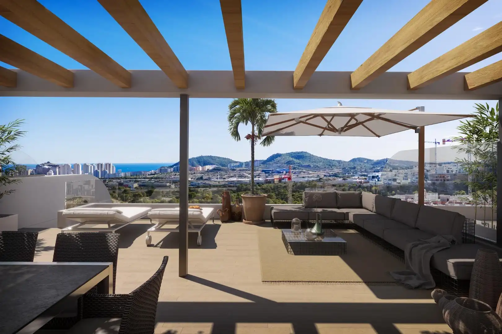 Penthouse with pool for sale in Balcón de Finestrat - Terra Marina, imagen 2