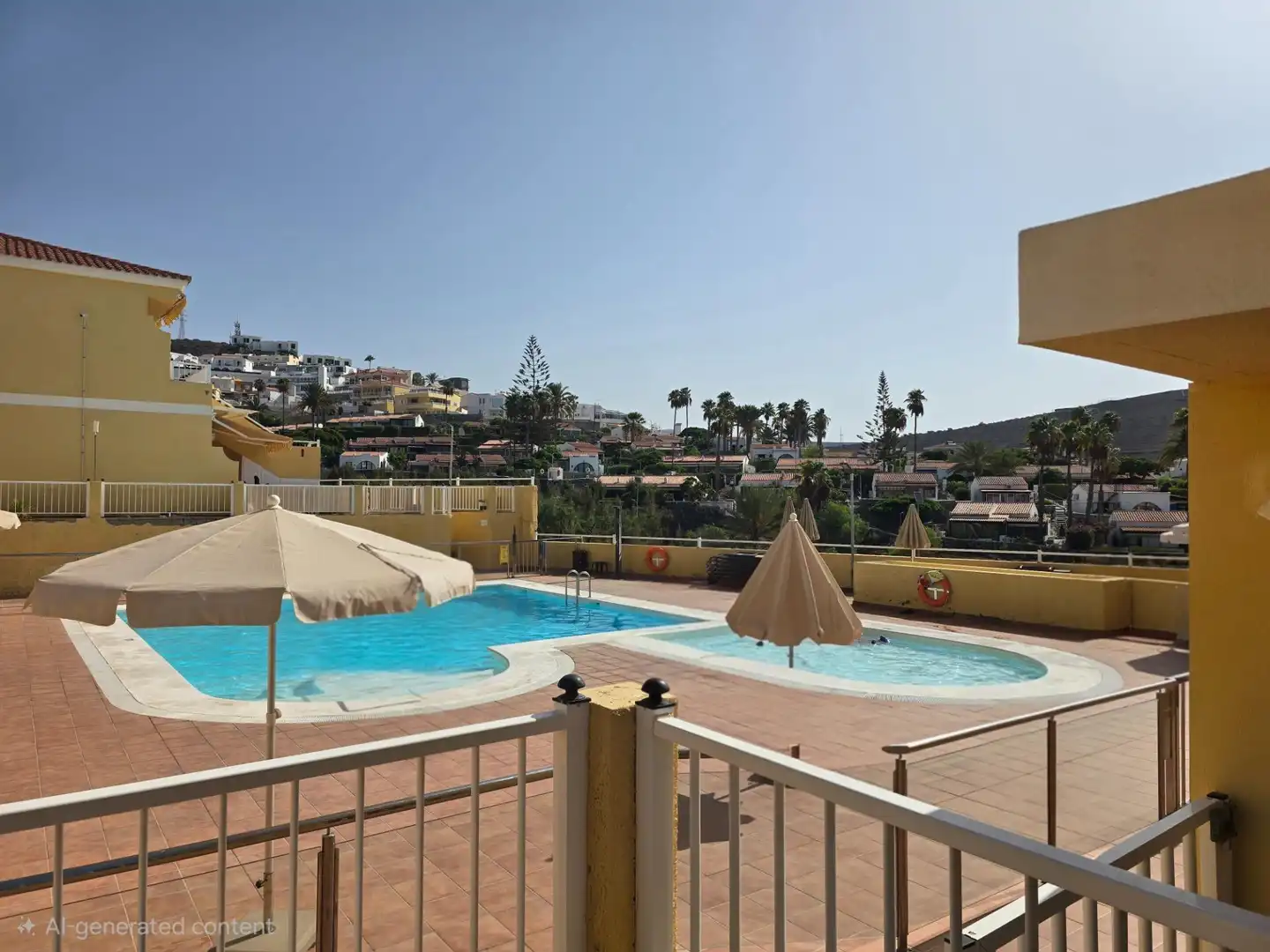 Piscina de Apartamento de alquiler en Mogán con Amueblado, Balcón y Piscina comunitaria