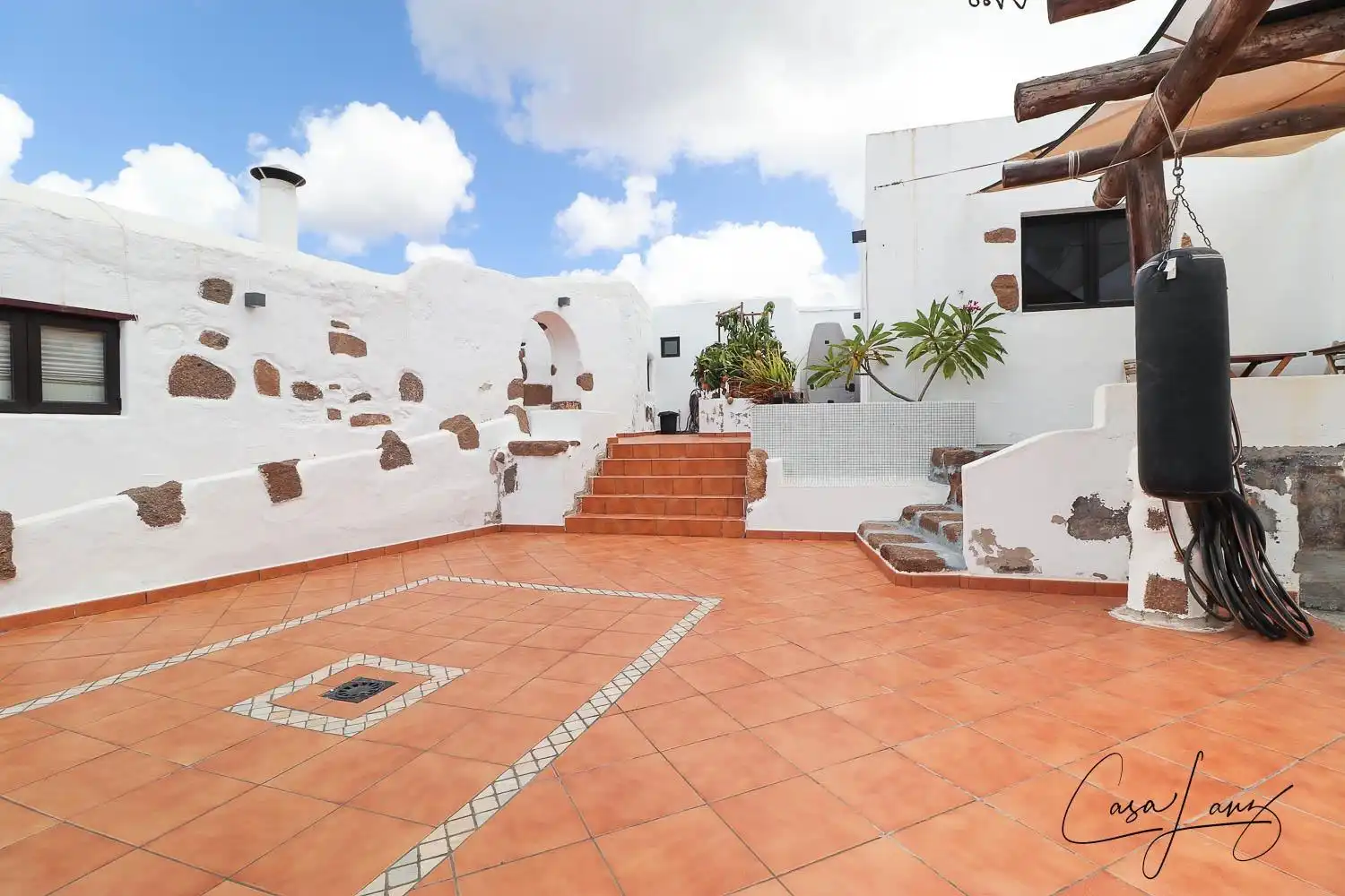 Terrassa de Casa o xalet en venda en San Bartolomé amb Jardí privat, Terrassa i Traster