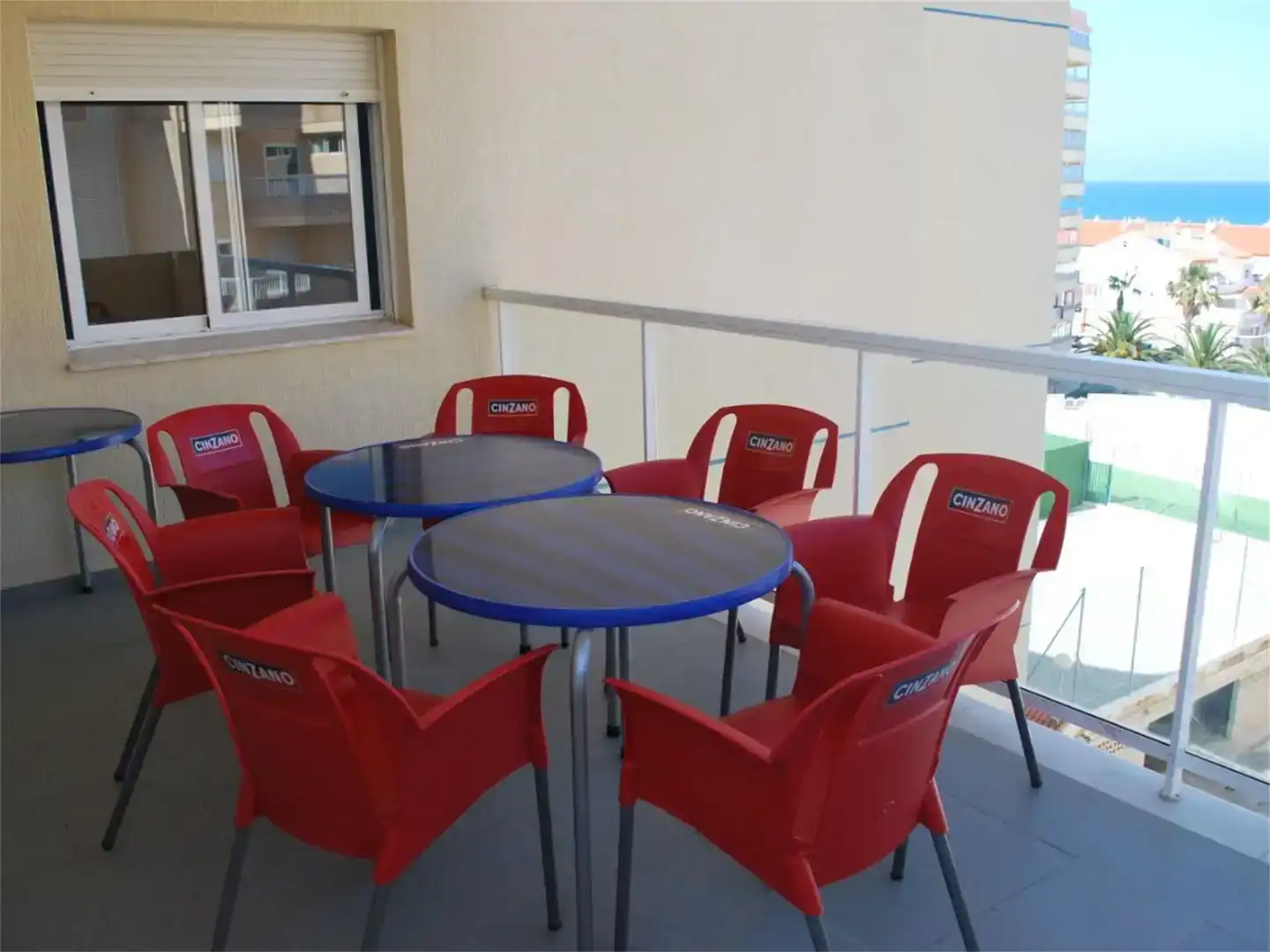 Terrasse von Wohnungen zur Miete in Xeraco mit Schwimmbad
