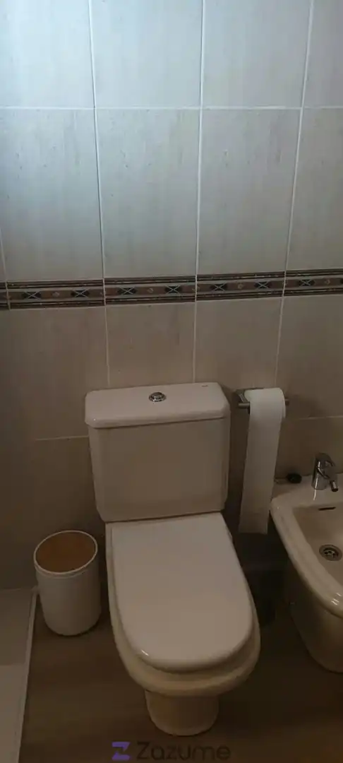Bathroom of Flat for rent in Roquetas de Mar  with Air Conditioner, Heating and Terrace