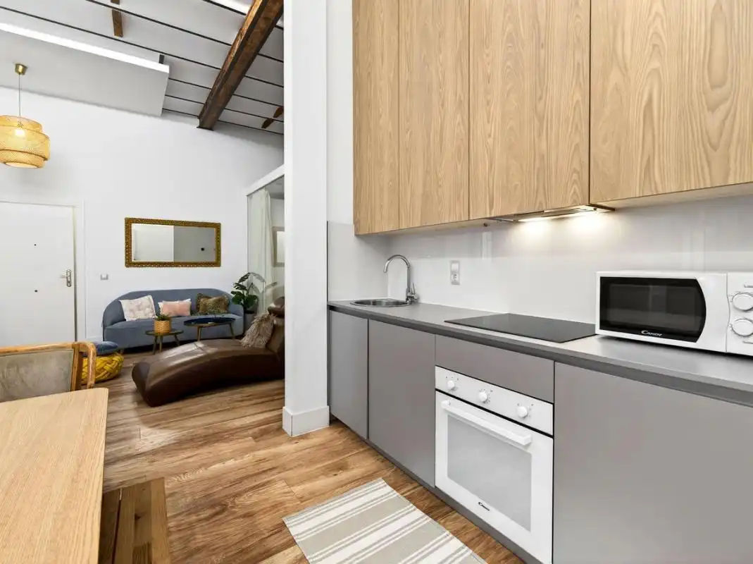 Cocina de Planta baja en venta en Madrid con Aire acondicionado, Calefacción y Amueblado