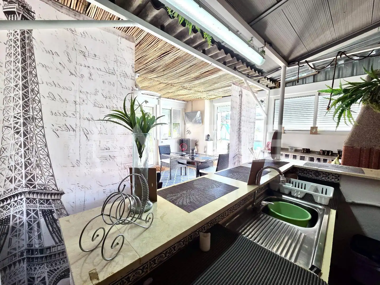 Kitchen of Houses for sale in Alborache  with Terrace, Storage room and Swimming Pool