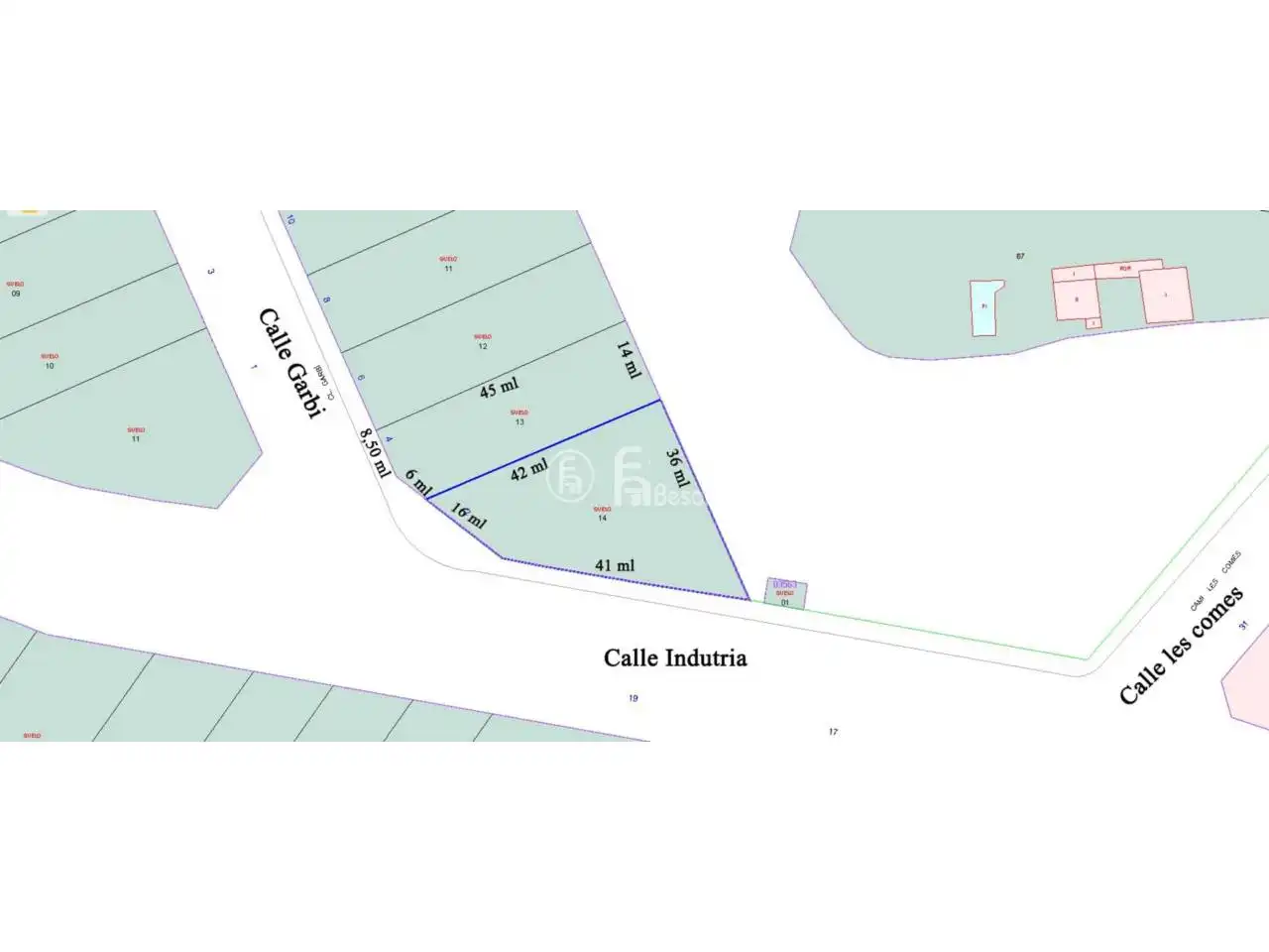 Terreny industrial en venda a Calle Garbi