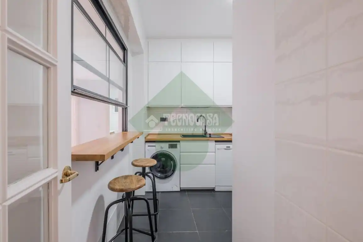Cocina de Piso de alquiler en Madrid con Aire acondicionado
