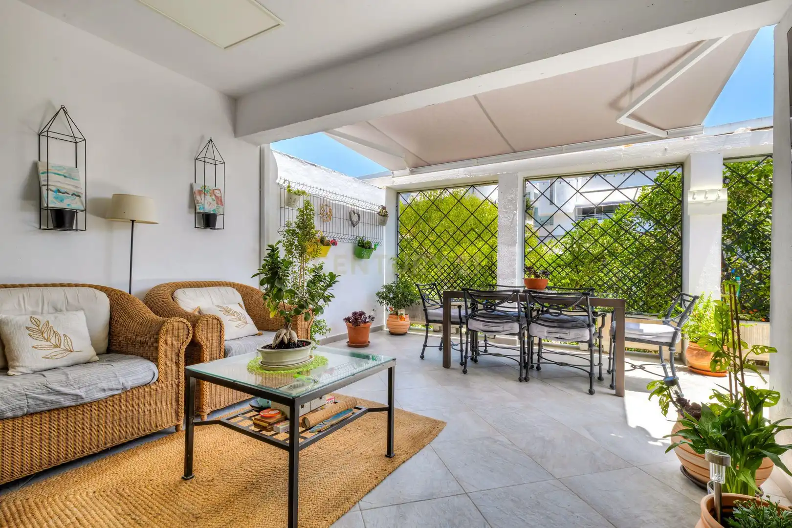 Terraza de Apartamento en venta en Mijas con Aire acondicionado, Jardín privado y Trastero