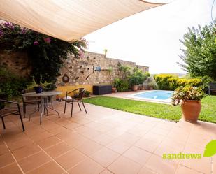 Terrace of Single-family semi-detached for sale in Lladó  with Air Conditioner, Terrace and Swimming Pool