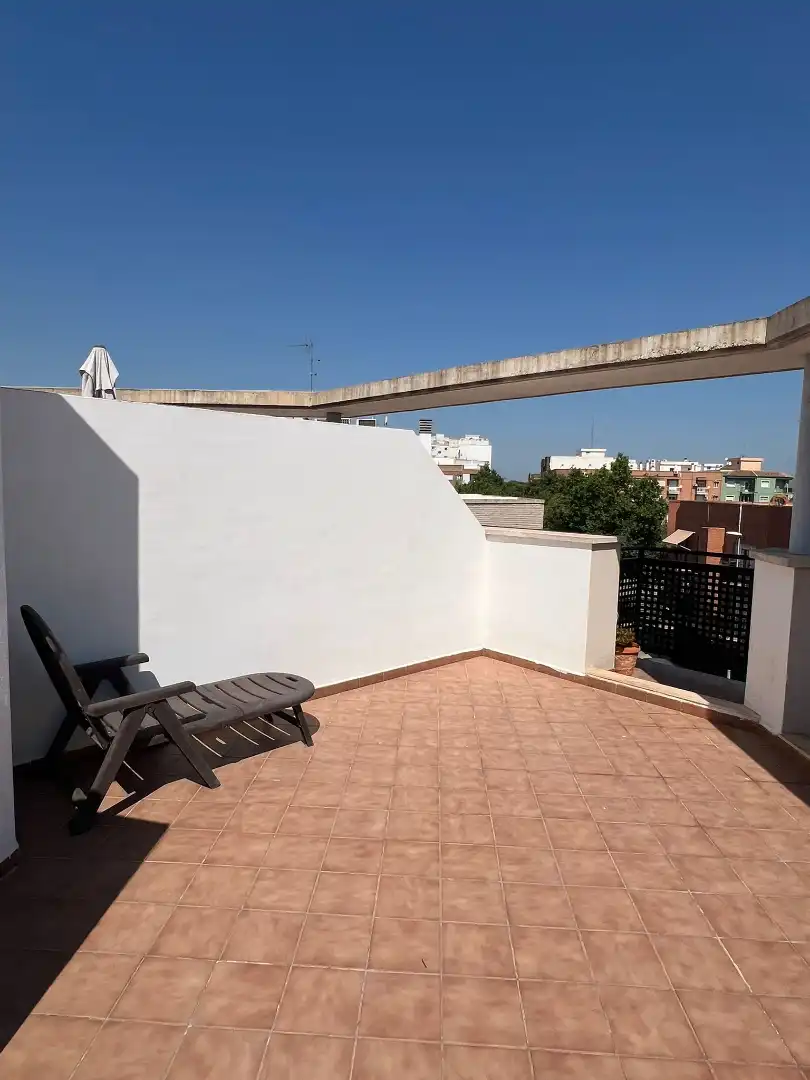 Terrasse von Dachboden zur Miete in Massamagrell mit Klimaanlage, Heizung und Terrasse