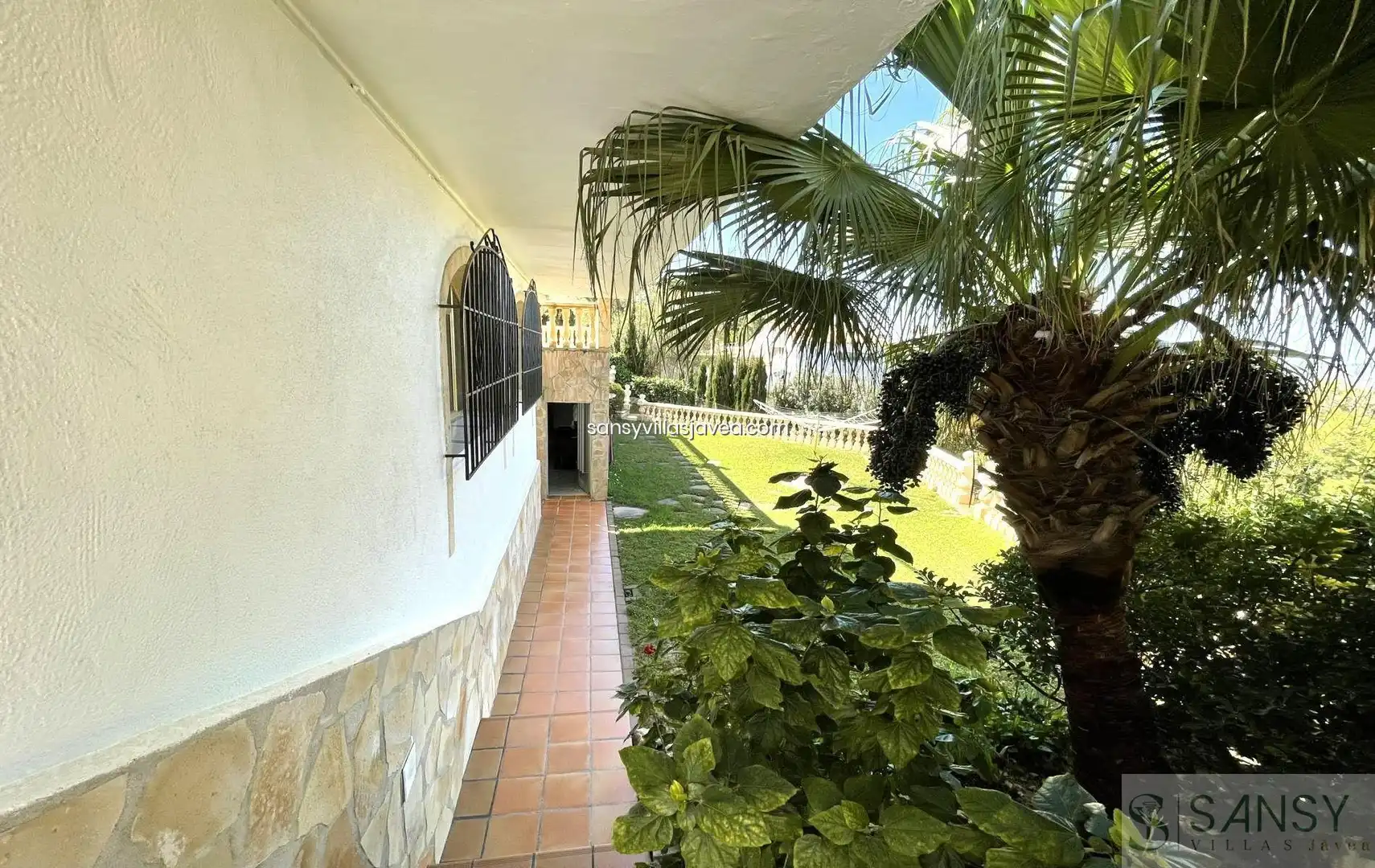 Garden of Houses for sale in Jávea / Xàbia  with Air Conditioner and Storage room