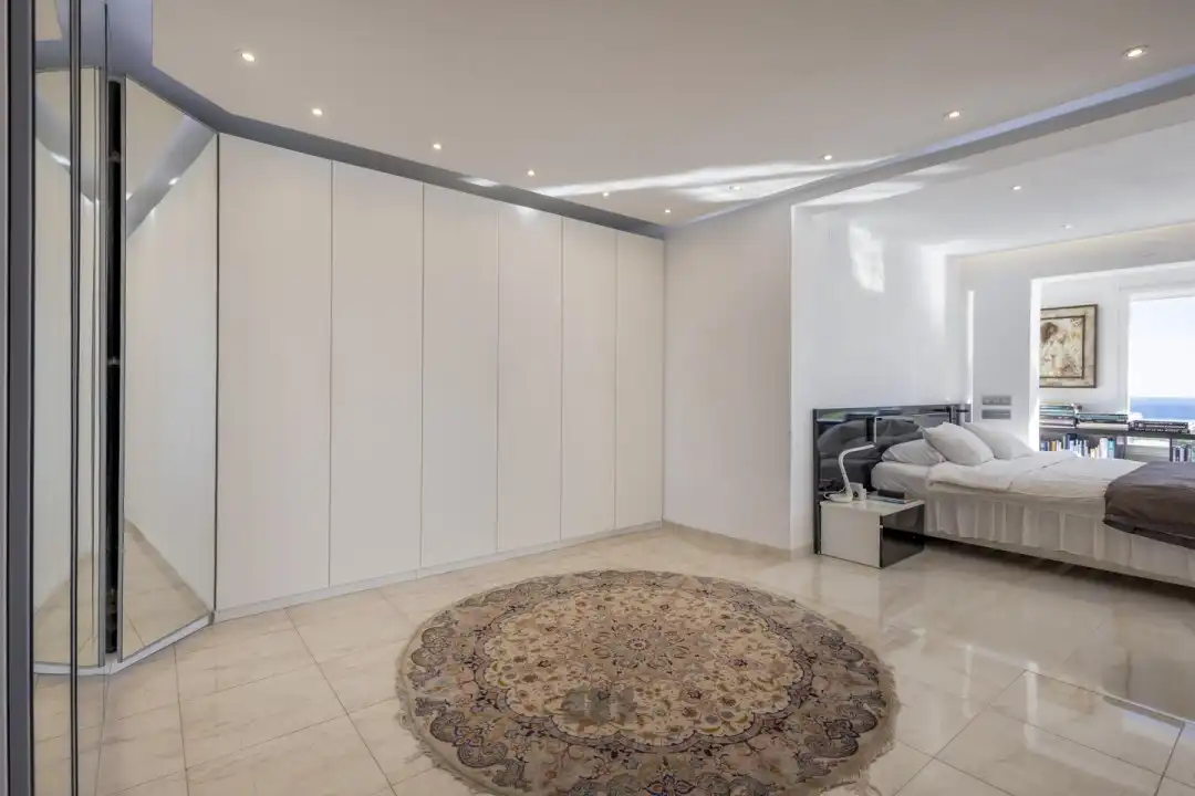 Bedroom of Flat for rent in Calpe / Calp  with Air Conditioner, Heating and Terrace