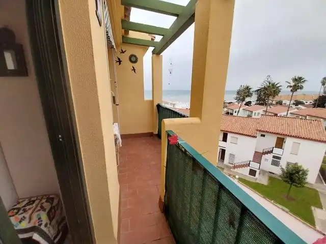 Terrasse von Wohnung zum Verkauf in Manilva mit Privatgarten, Terrasse und Gemeinschaftspool