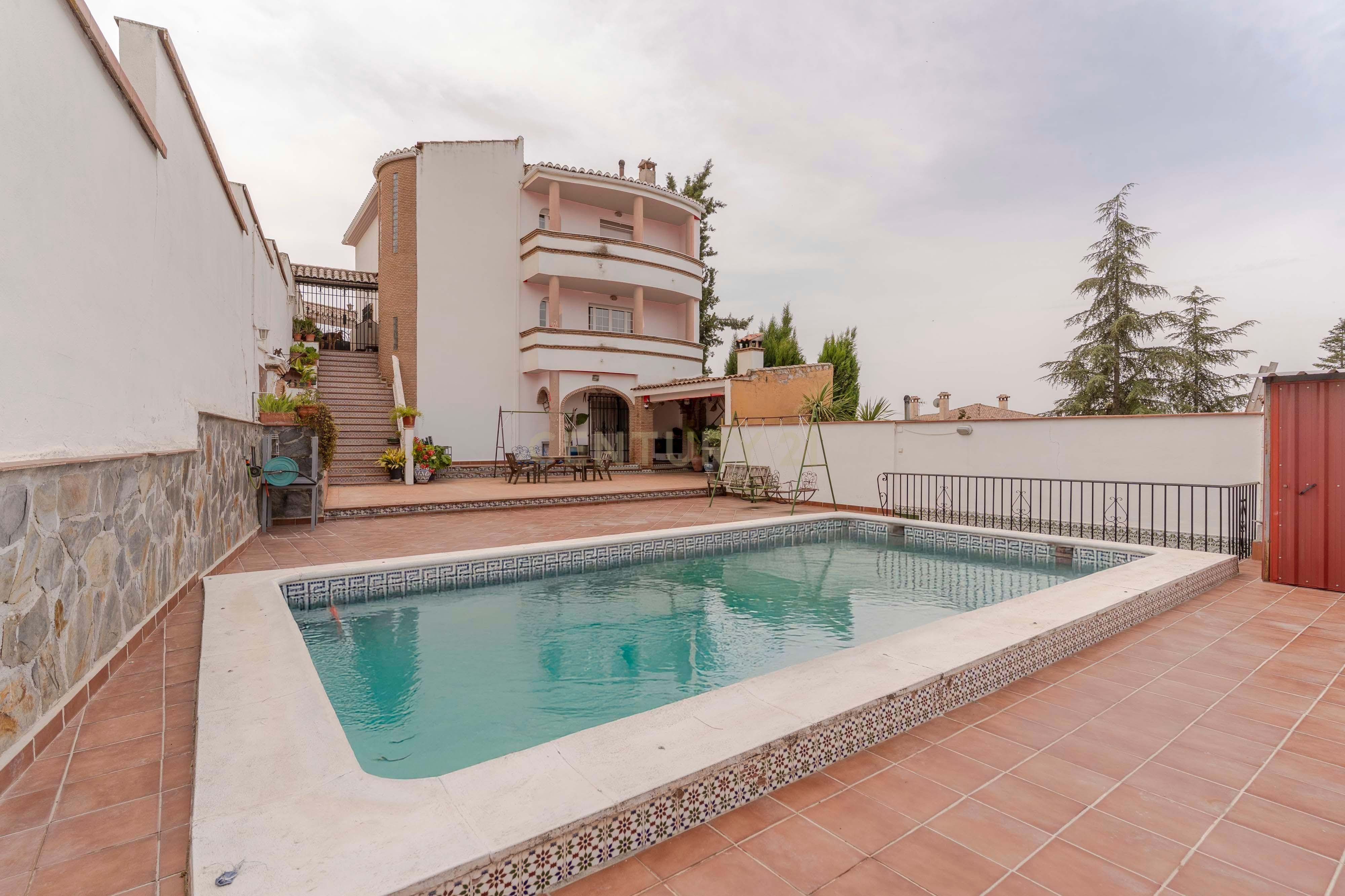 Swimming pool of House or chalet for sale in Alfacar  with Heating, Terrace and Swimming Pool