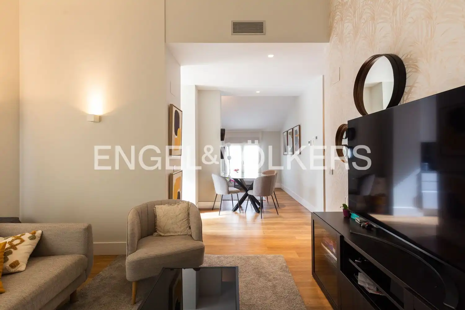 Sala de estar de Ático en venta en Valencia con Aire acondicionado, Calefacción y Jardín privado
