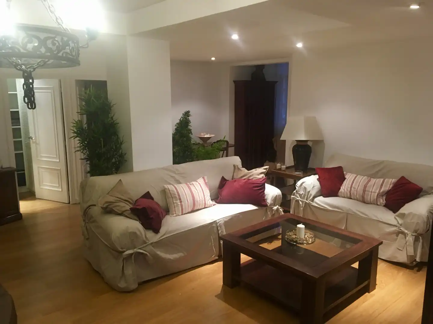 Sala de estar de Piso de alquiler en Madrid con Aire acondicionado, Calefacción y Amueblado