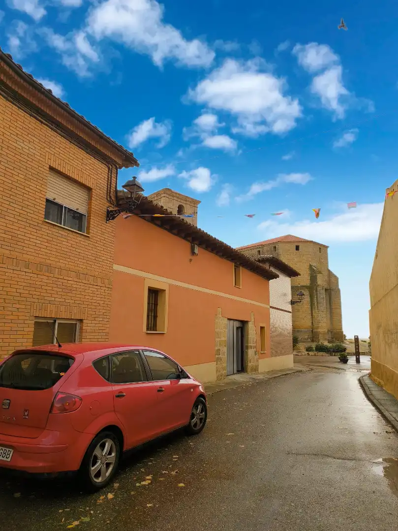 Vista exterior de Casa o chalet en venta en Pedraza de Campos con Calefacción, Jardín privado y Terraza