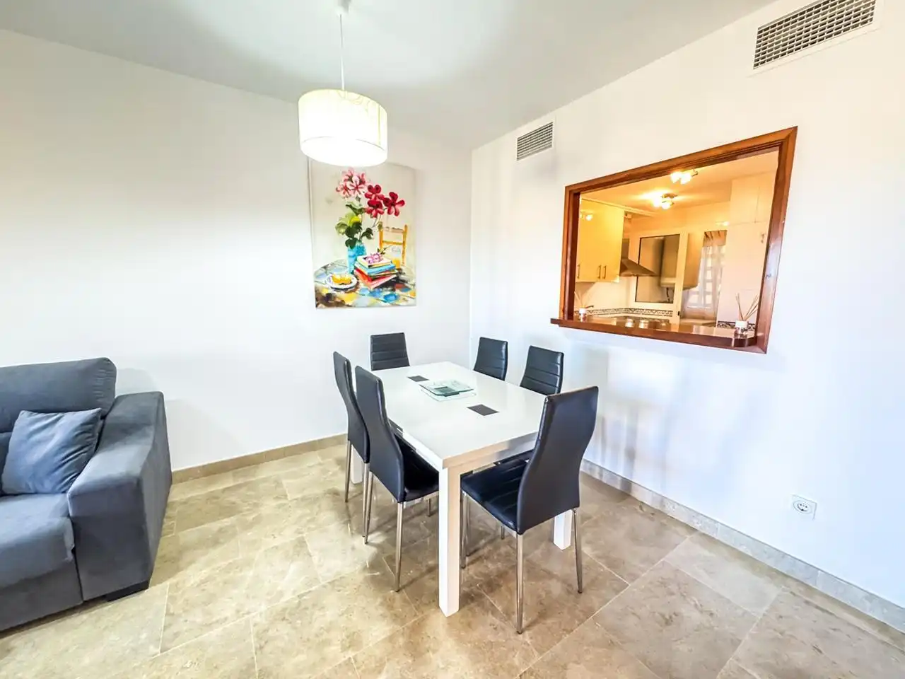 Comedor de Apartamento en venta en Manilva con Aire acondicionado, Calefacción y Terraza