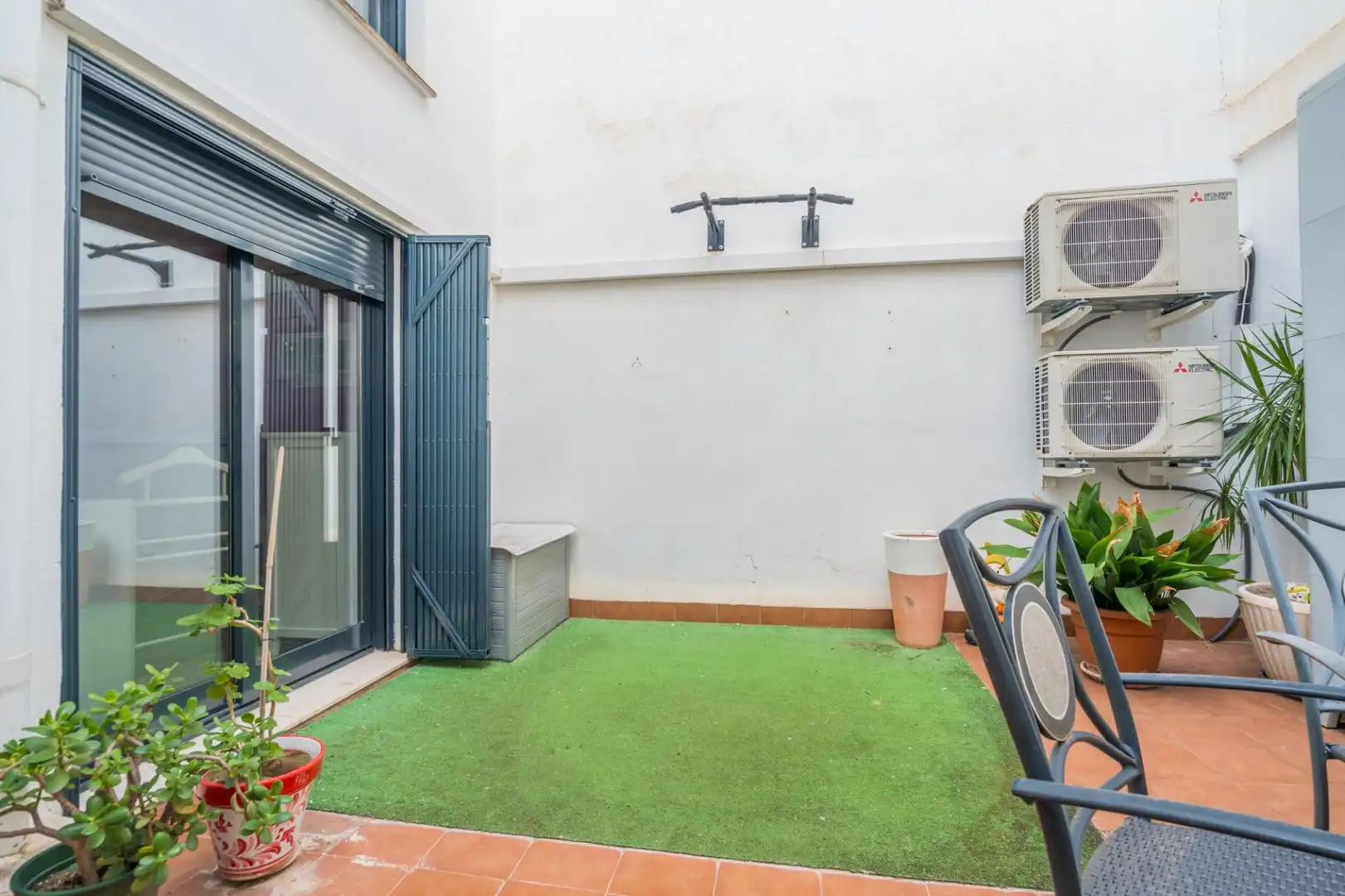 Terrace of Flat for sale in La Pobla de Vallbona  with Air Conditioner, Heating and Terrace