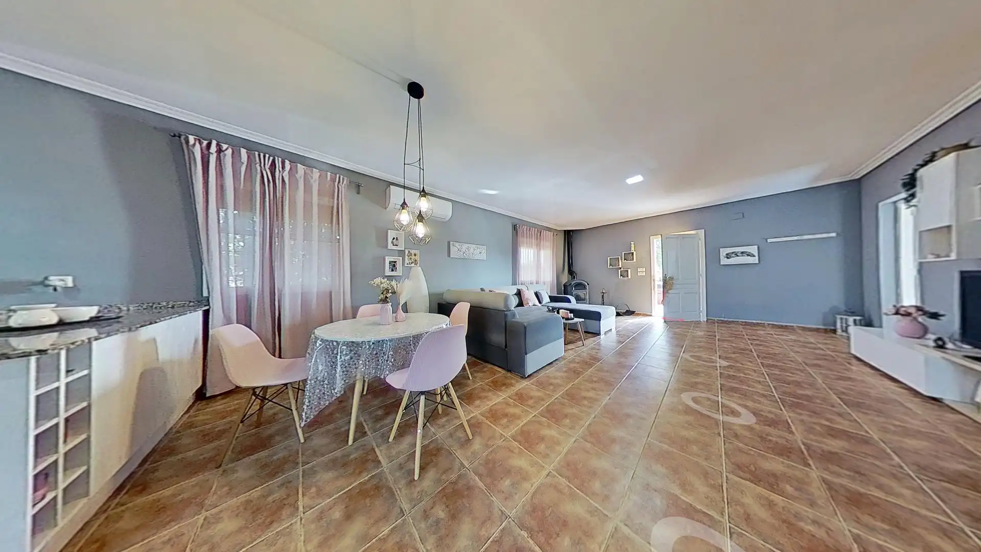 Living room of Houses for sale in Hondón de los Frailes  with Air Conditioner, Heating and Terrace