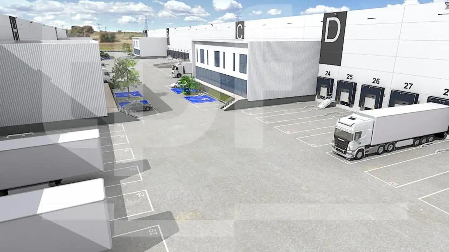 Parkplatz von Fabrikhallen zur Miete in Bétera