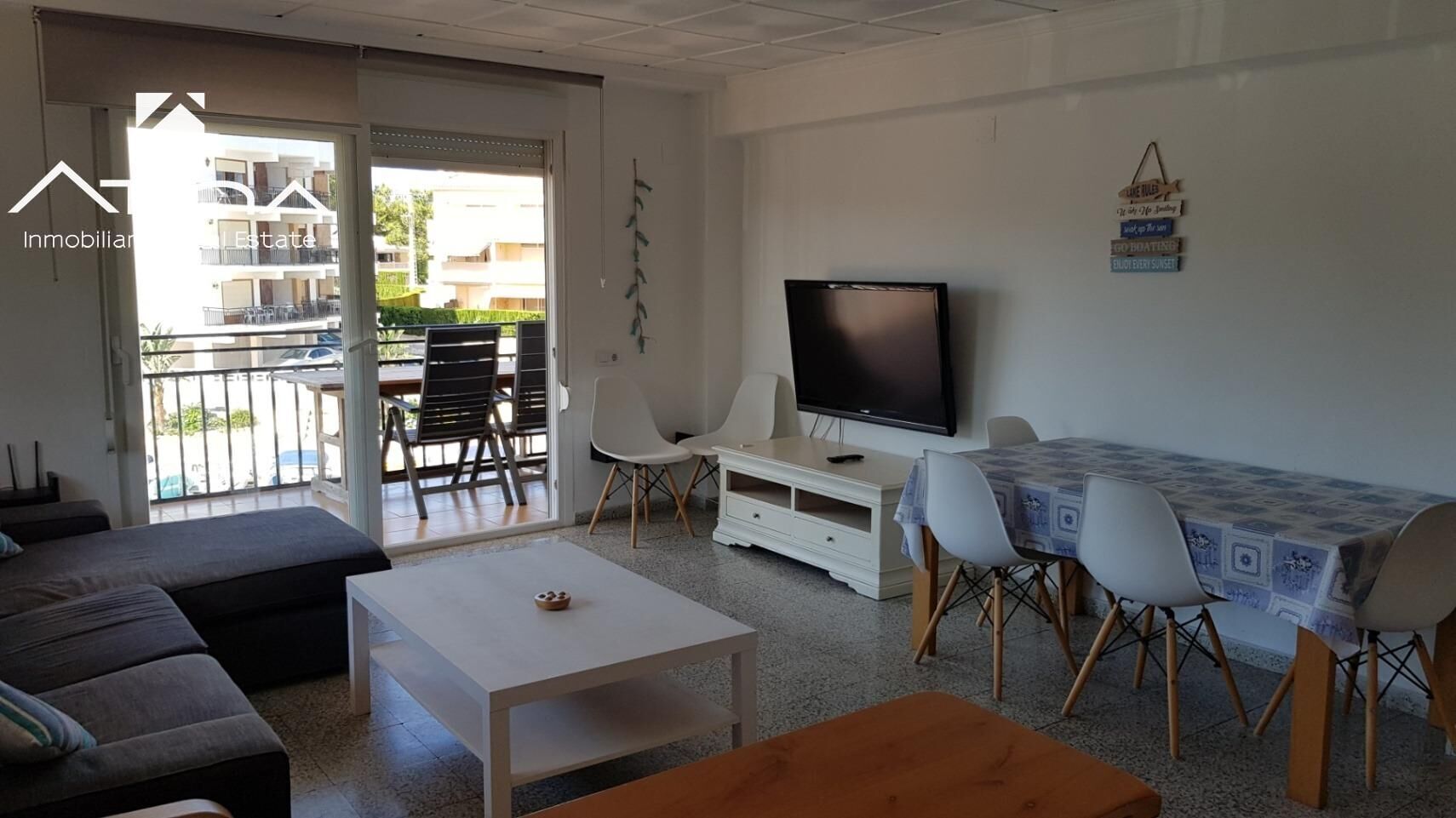 Sala de estar de Apartamento en venta en Jávea / Xàbia con Calefacción, Terraza y Balcón