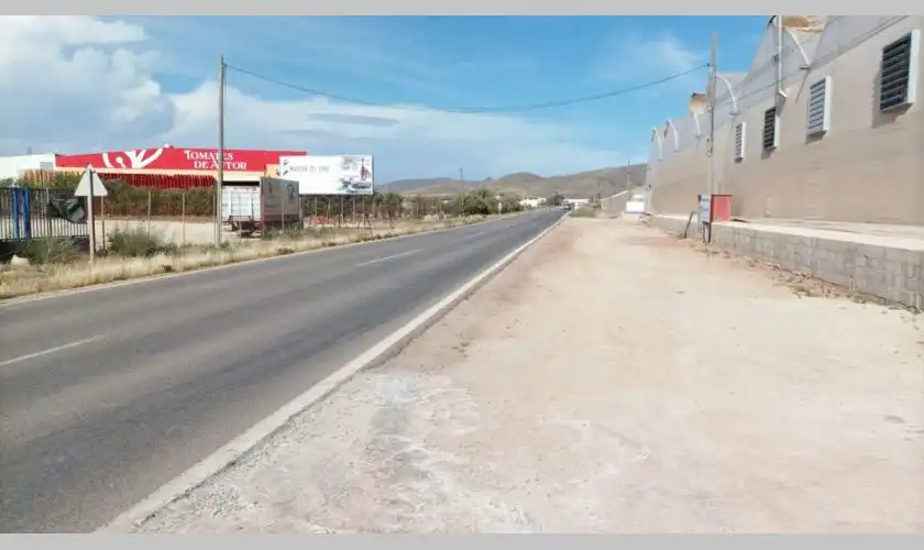 Vista exterior de Terreny industrial en venda en Níjar