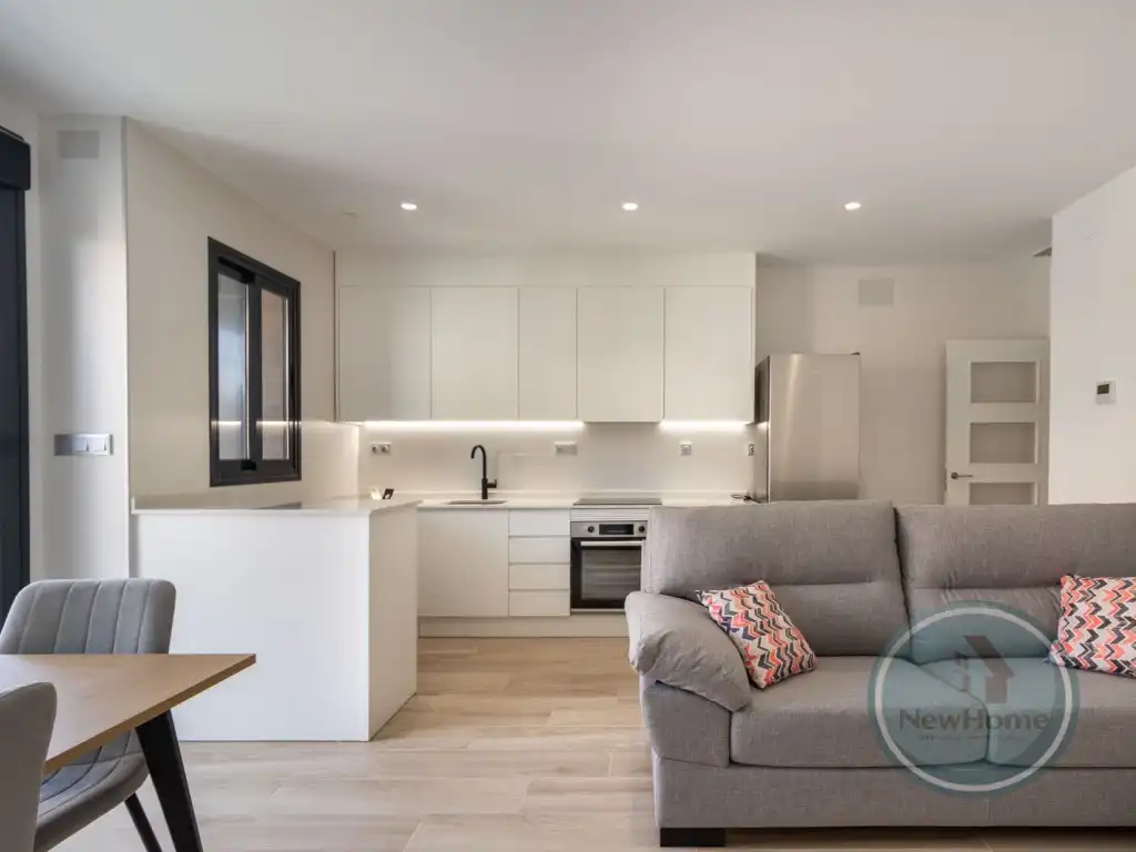Cocina de Piso de alquiler en Elche / Elx con Aire acondicionado, Terraza y Piscina comunitaria