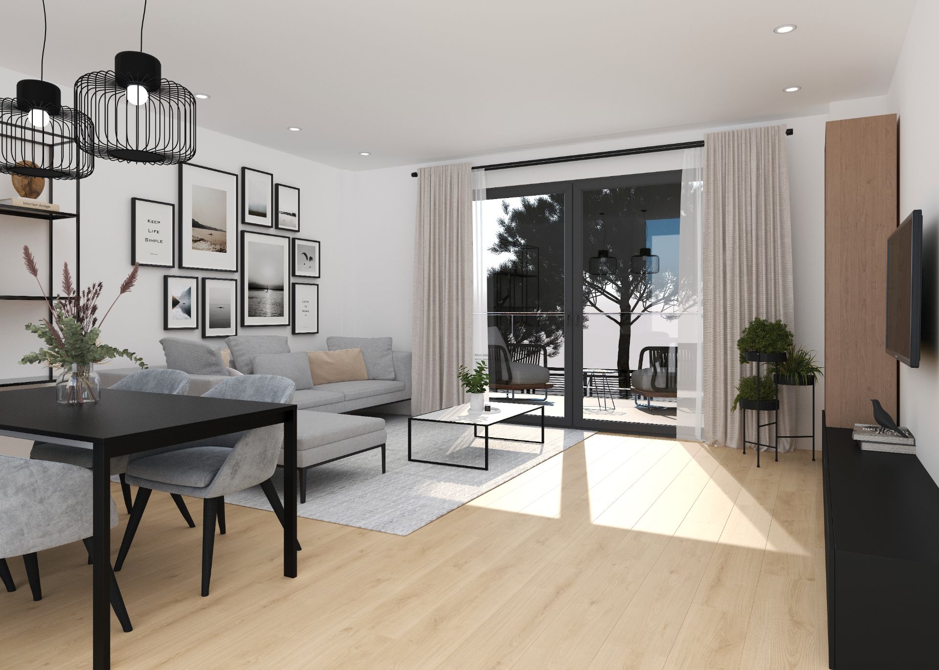 Sala d'estar de Casa o xalet en venda en Móstoles amb Calefacció, Jardí privat i Terrassa