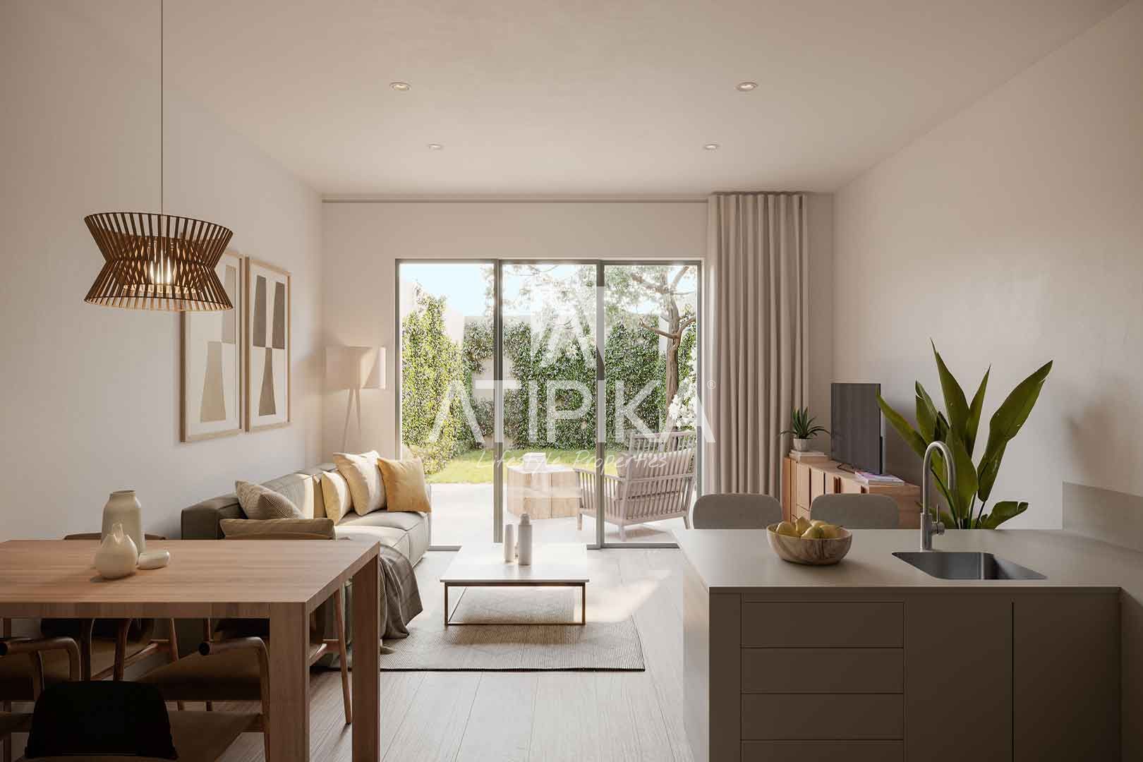 Living room of Flat for sale in Esplugues de Llobregat  with Heating, Parquet flooring and Terrace